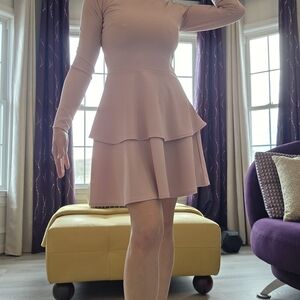 Source Unknown Blush Long Sleeve Dress